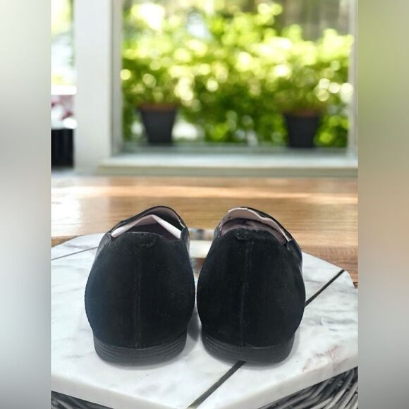 DANSKO Black Glazed Kid Leather Flat Womens Size 41 EU 11 - 11.5 - Picture 9 of 14